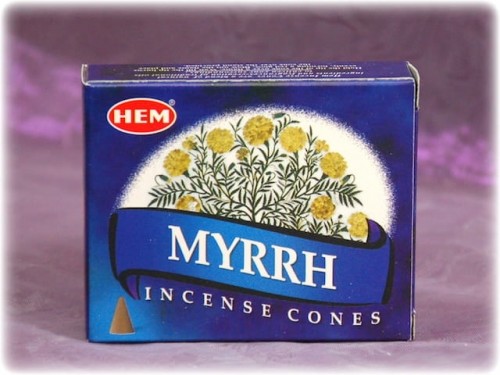 Hem MIRRA - Kadzidełka stożkowe HEM_st_Myrrh