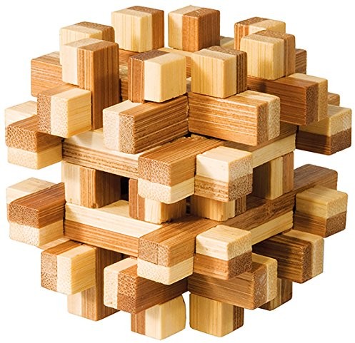 Fridolin GmbH bambus-puzzle Magic Blocks IQ-Test knobel części drewniane