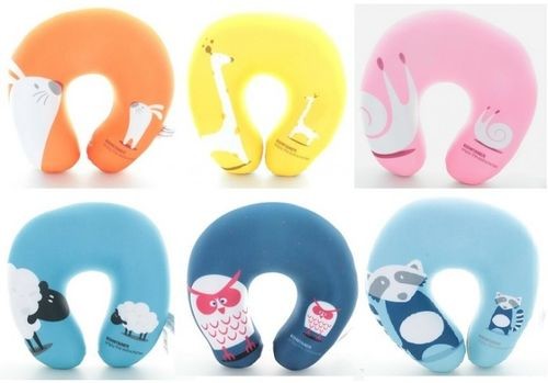 Zagłówek plusz z groszkiem