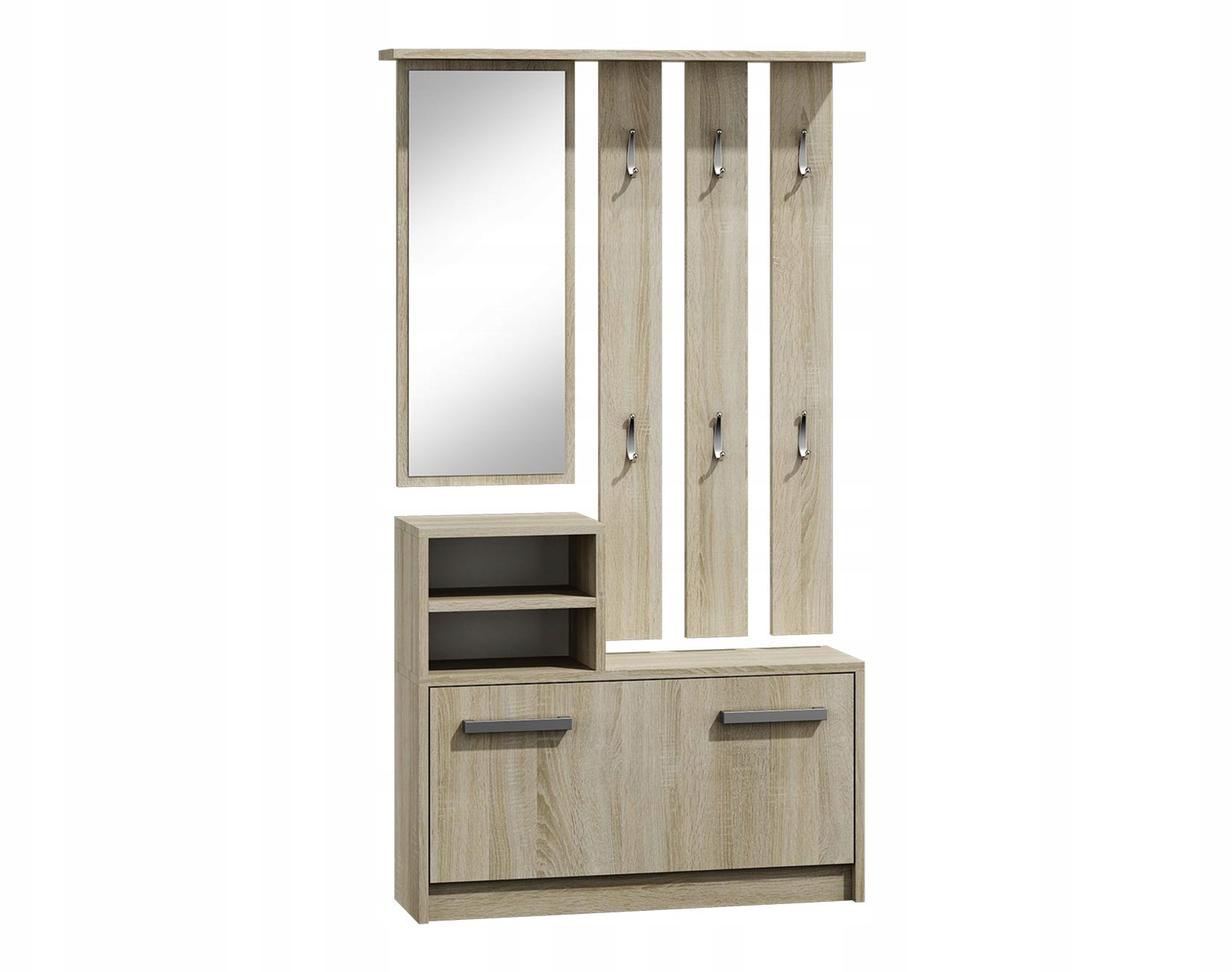 Garderoba Cali Szafka na buty Wieszak Lustro