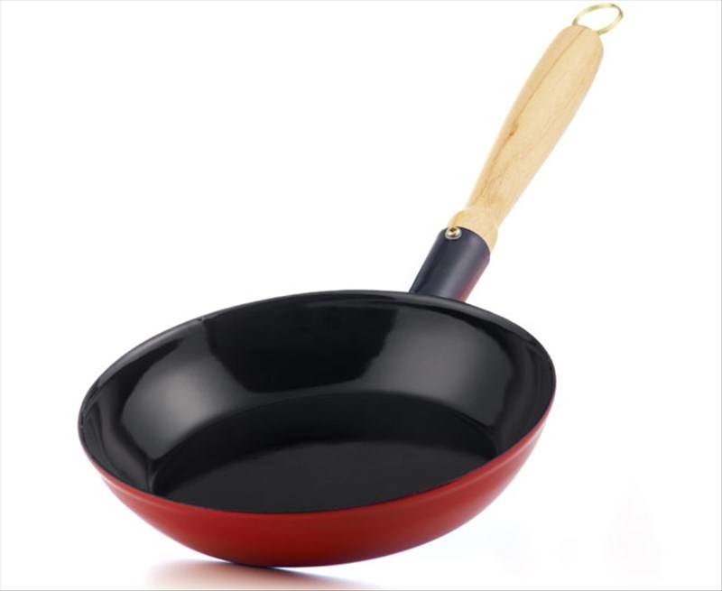 Riess Patelnia ceramiczna czerwona 20 cm Classic