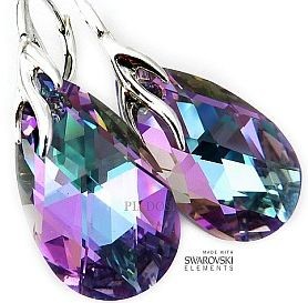 Swarovski Nowe! Piękne Ozdobne Kolczyki Srebro Vl