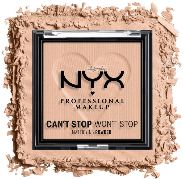 NYX professional makeup Professional Makeup - CAN''T STOP WON''T STOP - Mattifying Powder - Matujący puder do twarzy - 6 g - MEDIUM