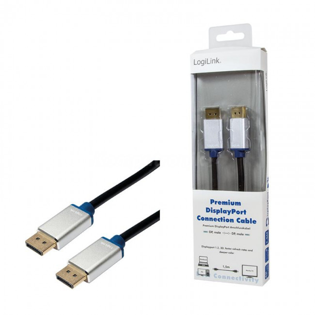 Logilink Kabel Kabel DisplayPort Premium BDPM15 DP DP 1,5m - BDPM15