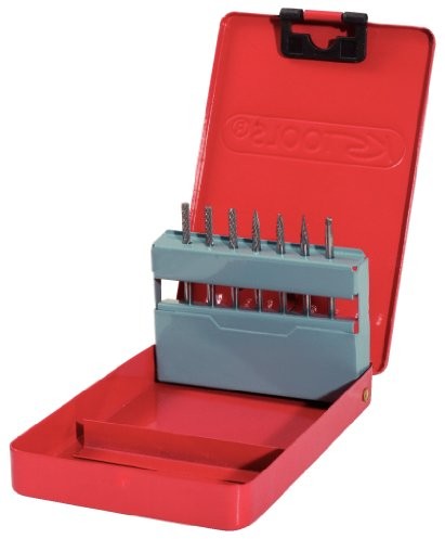 KS Tools 515.3207 HM trzon frezu zdanie w kasecie z tworzywa sztucznego, 7-częściowy