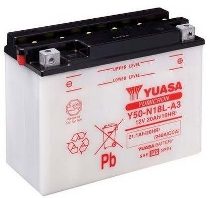 YUASA BATTERY SALES (UK) LTD Akumulator YUASA BATTERY SALES (UK) LTD Y50-N18L-A3