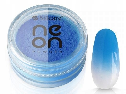 Silcare Efekt Dymu Neon Powder Blue 3g