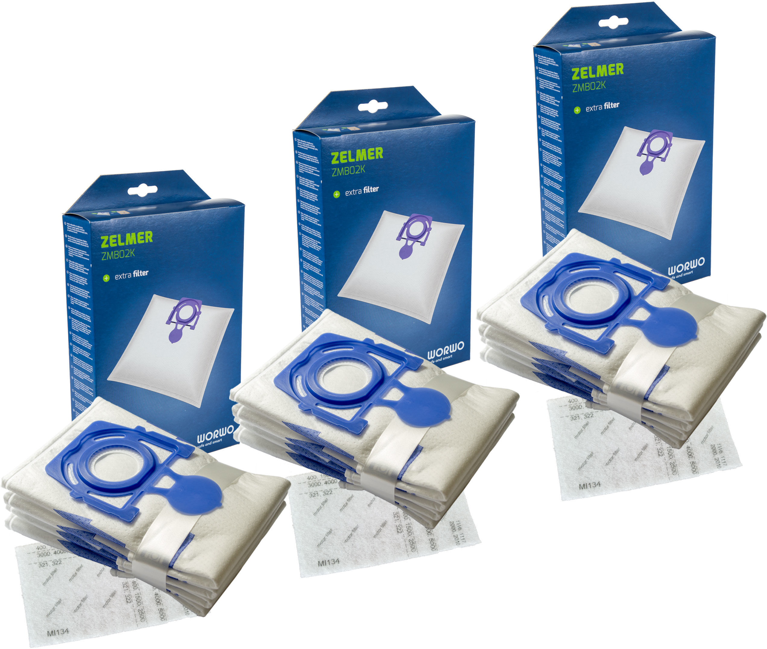 Zelmer Worki Odkurzacza Protecto ZVC465SK ZVC465KP