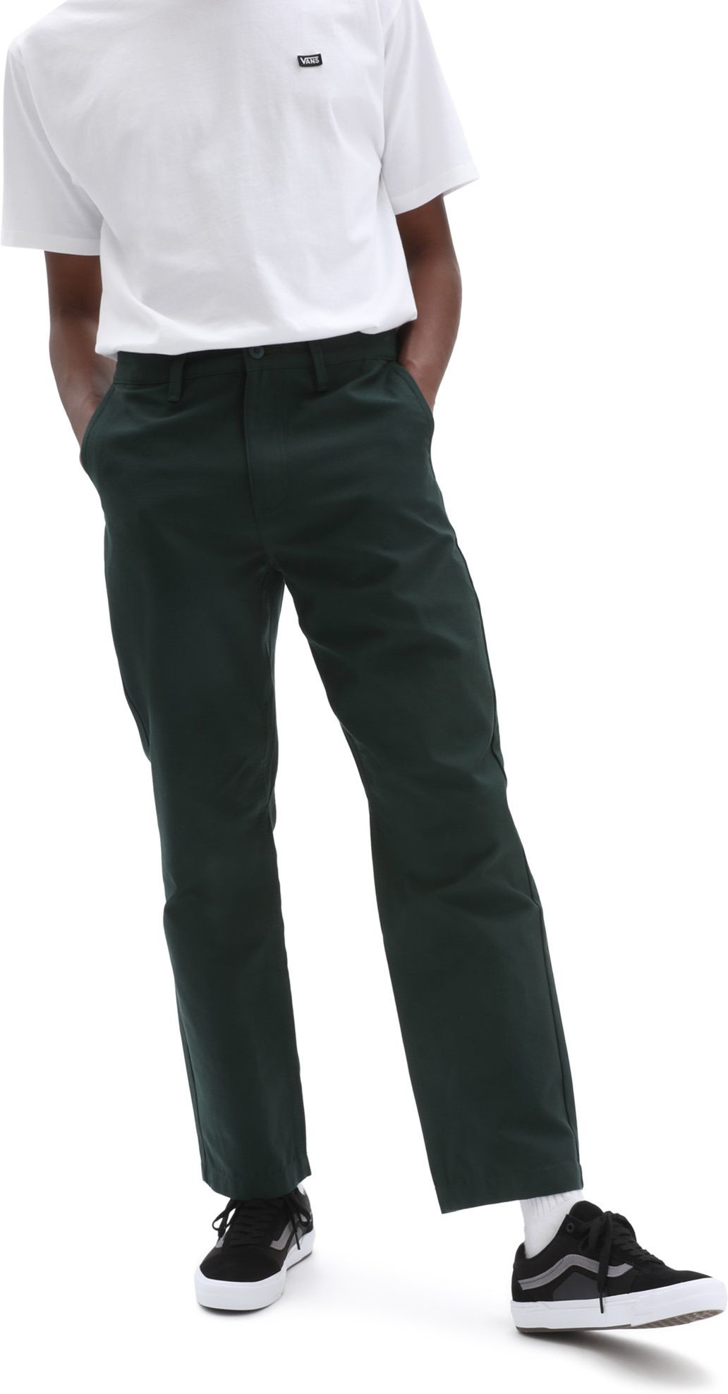 Vans spodnie męskie AUTHENTIC CHINO GLIDE Scarab