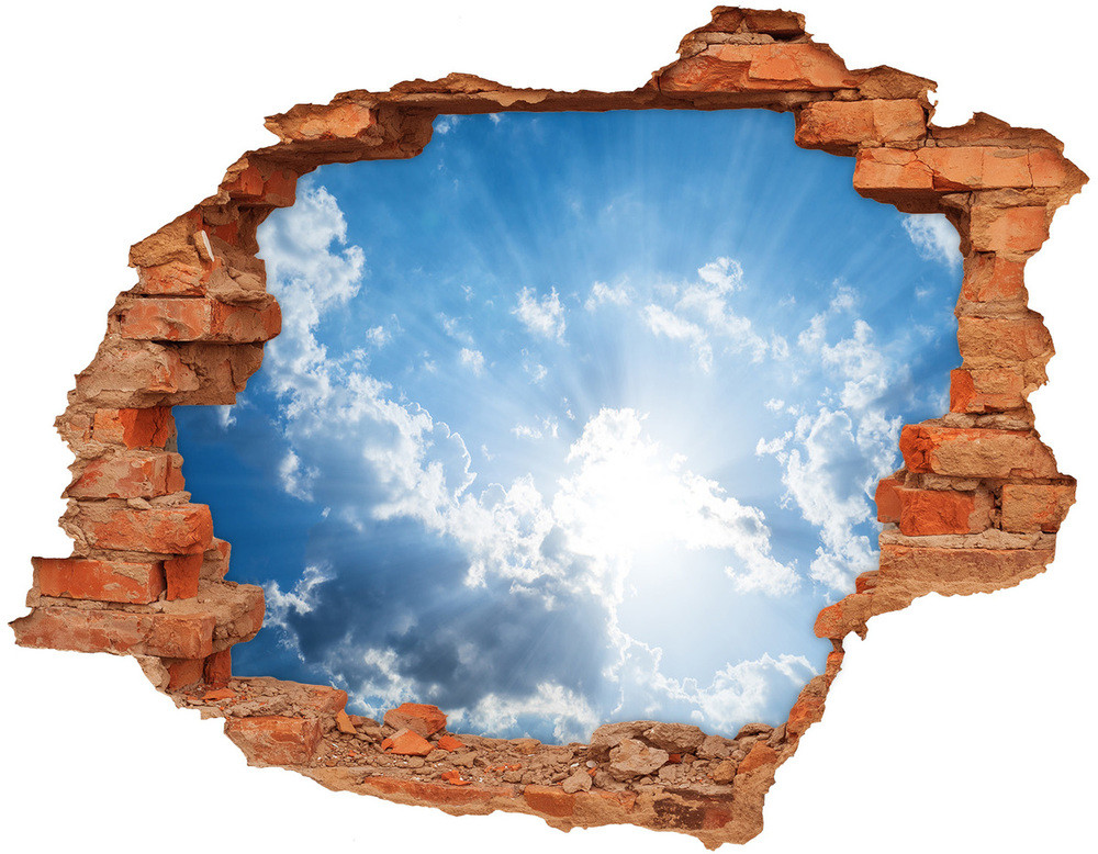 Wallmuralia.pl naklejka fototapeta 3D widok Chmury na niebie
