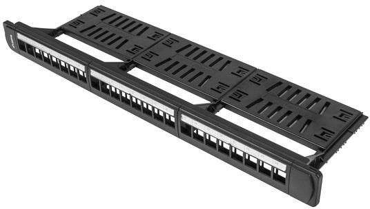 Фото - Стелаж / вітрина Lanberg Patch panel  PPKS-1124-B 