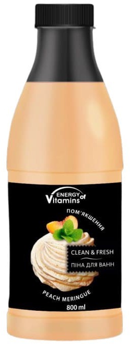 ENERGY OF VITAMINS Energy Of Vitamins Pianka do kąpieli Brzoskwiniowa