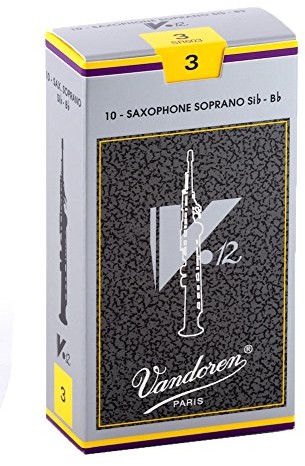 Vandoren SR603 V12 trzcinki sopranowe saksofonu (siła 3) (opakowanie 10 sztuk) SR603