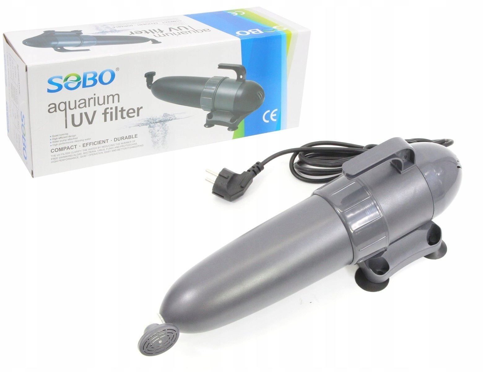 Sobo Filtr Na Glony Lampa Uv-c 9W Z Pompą 600l/h