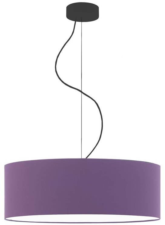LYSNE Lampa wisząca do kuchni nad stół HAJFA fi - 50 cm - kolor fioletowy 14529/49 - kolor fioletowy