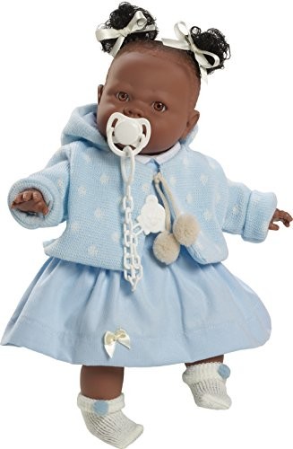Berbesa Berbesa 4353A Alicia lalka płacze aby usunąć smoczek 38 cm wielokolorowa Berbesa_4353A