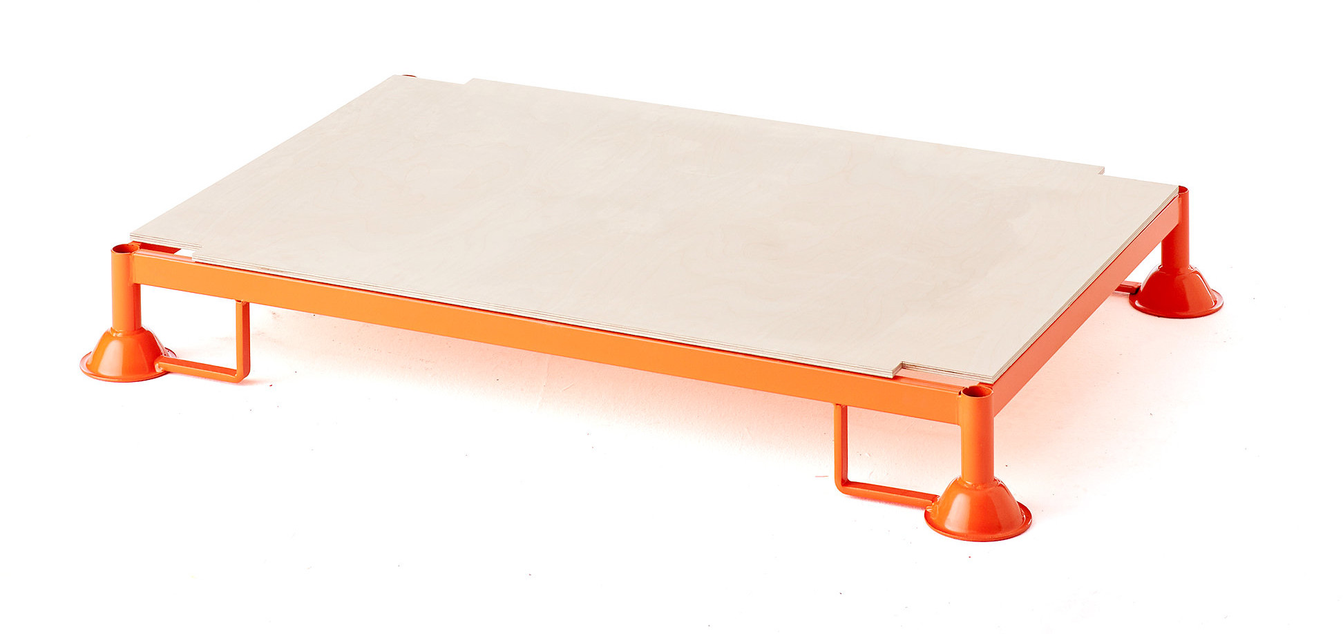 AJ Paleta stalowa z paltformą ze sklejki 1200x800x160 mm obciążenie 500 kg 725802