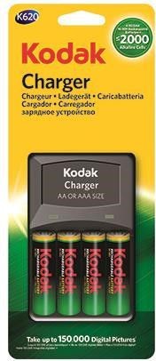 Kodak Ładowarka Ni-MH 220V + 4x AA 1.2V 2100 mAh 30944725 30944725