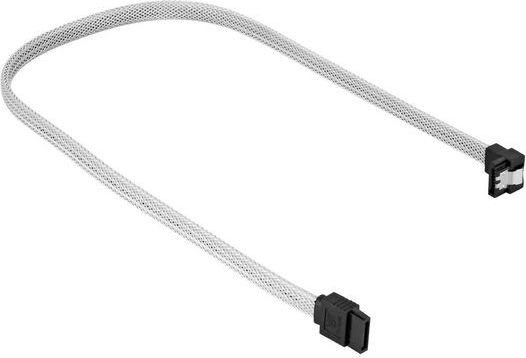 Sharkoon SATA III Kabel kątowy biały - 45 cm - 4044951016518