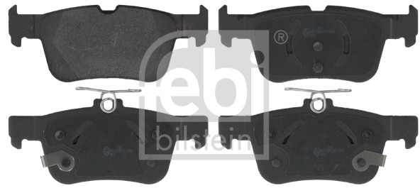 FEBI BILSTEIN Zestaw klocków hamulcowych, hamulce tarczowe 16943 16943