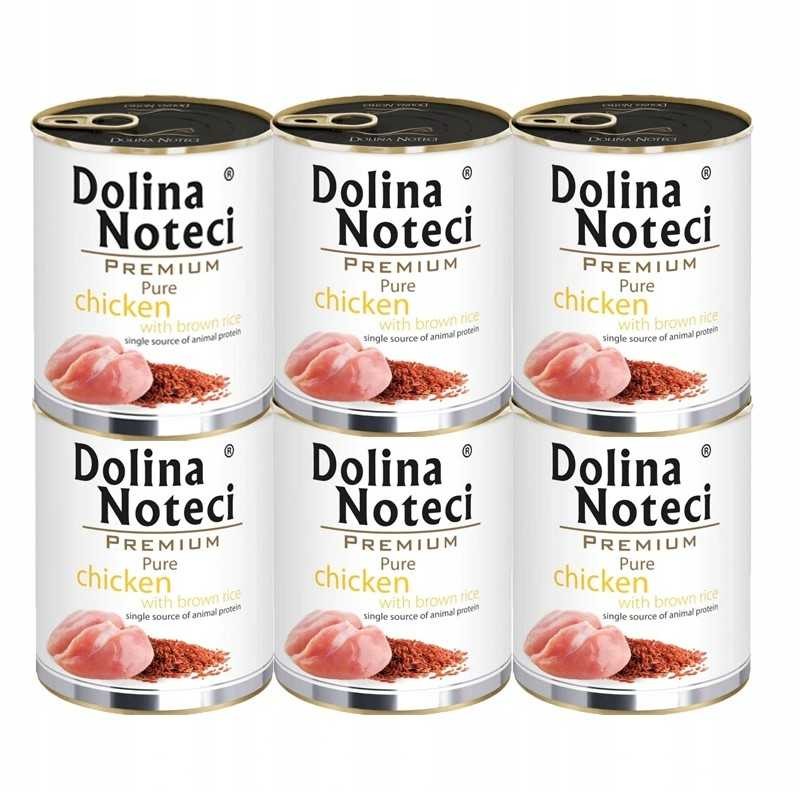 Dolina Noteci Premium Pure BOGATA W KURCZAKA Z RYŻEM Zestaw 6x 800g  od 95zł +DO 3% ZWROTU W PROGRAMIE LOJALNOŚCIOWYM ZEST-DNP-PURE-800-KU
