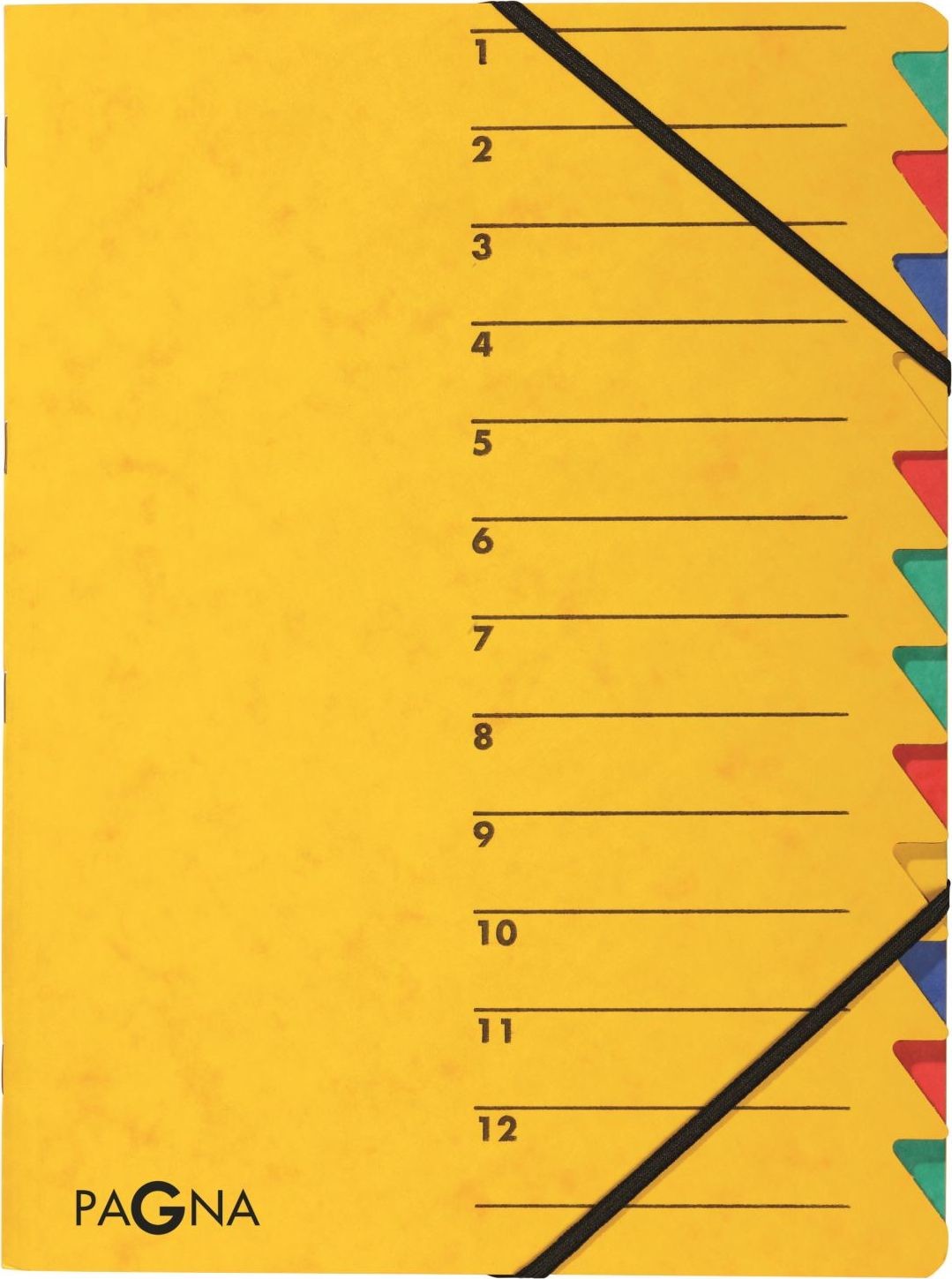 Pagna Teczka Easy 12 Fächer 1-12 gelb 24131-05