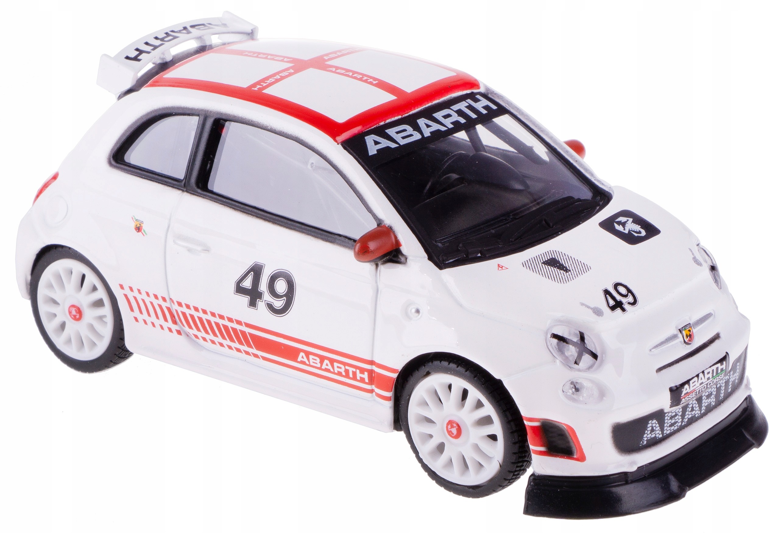 Model Fiat Abarth 500 Metalowy Bburago 1:43