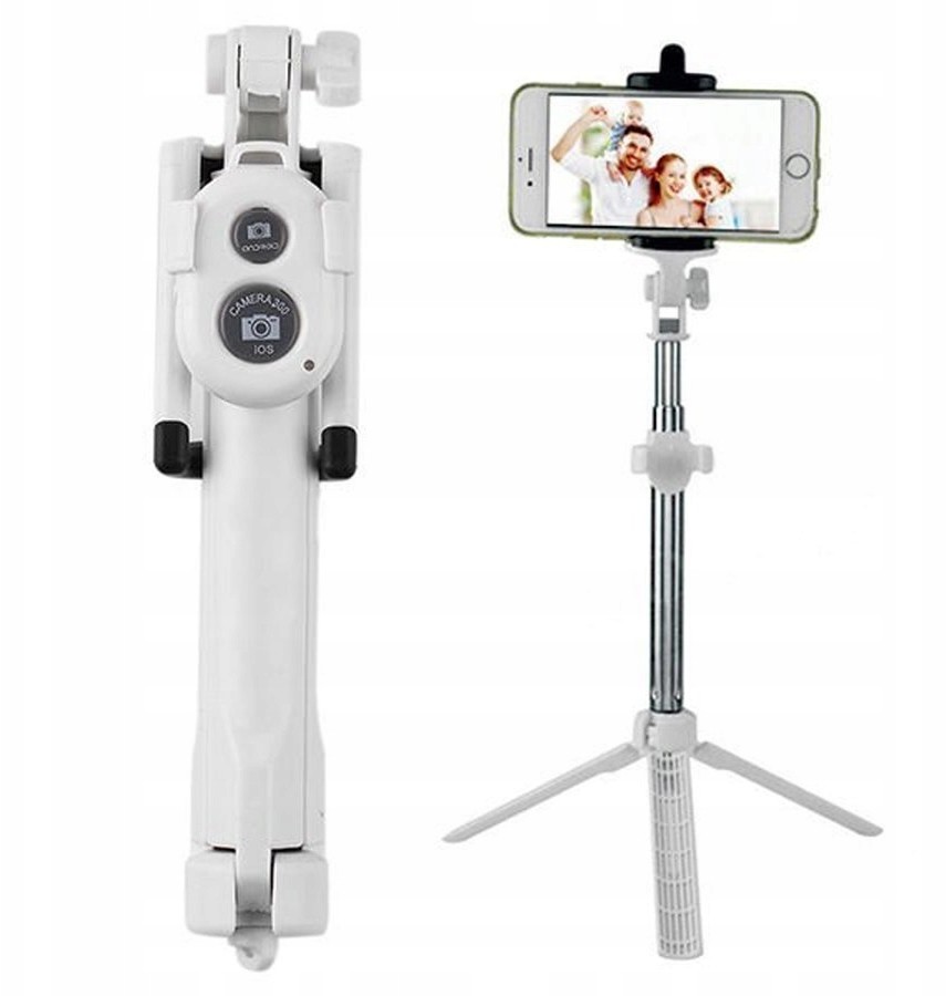 Uchwyt Selfie Stick Kijek Statyw Pilot Bluetooth