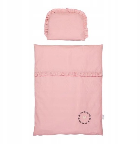 Komplet 4cz do wózka kołdra poduszka Pościel Rose