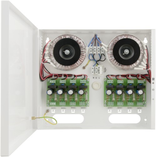 PULSAR PSCU 34VDC/8A/8x1A/SEP zasilacz do 8 kamer HD, 8A (PL_PSCU08348SEP)