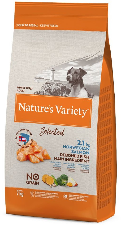 Natures Variety Natures Variety Selected Mini Adult łosoś norweski 2 x 7 kg