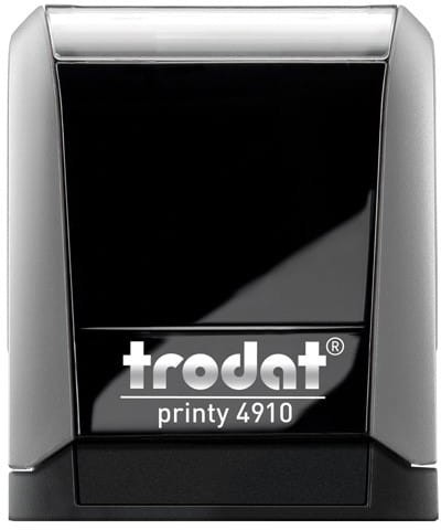 Trodat Pieczątka automat 4910 szara - poduszka czarna 26X9mm /TRE-4910SZWCA/ UN190-5