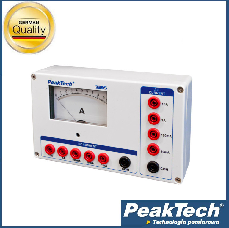 PeakTech Multimetr analogowy amperomierz 10A AC/DC PeakTech 3295