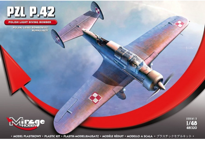 Mirage Hobby PZL P.42 Polski Lekki Bombowiec Nurkujący