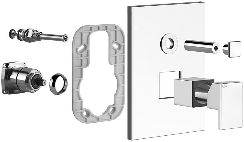 Gessi Rettangolo wannowo-prysznicowa podtynkowa chrom 44604.031
