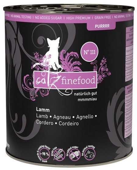 Catz Finefood Purrrr N.111 Jagnięcina puszka 800g 15333