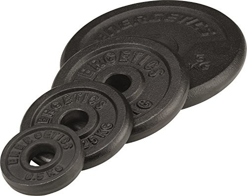 ENERGETICS Krążki do hantli. 0,55 kg, czarny, 2 x 5 kg 108792