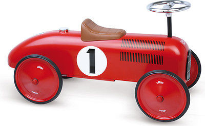 Bigjigs Toys Rail VILAC Jeździk metalowy klasyczny czerwony