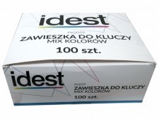 Idest Zawieszki do kluczy breloki kolorowe 100szt 607160