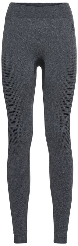 Odlo Performance Warm Plus Bottoms Long Women, szary M 2021 Legginsy termiczne i narciarskie 196201-15701-M