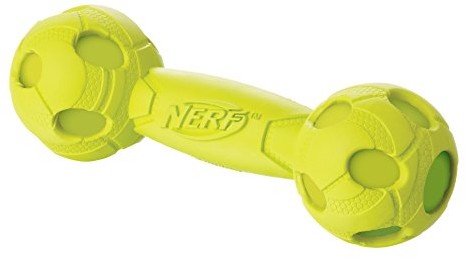 Nerf Dog Squeak Barbell: 17,8 cm