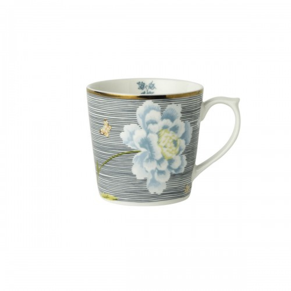Laura Ashley Heritage kubek porcelanowy Cobblestone Pinstripe pojemność 240 ml
