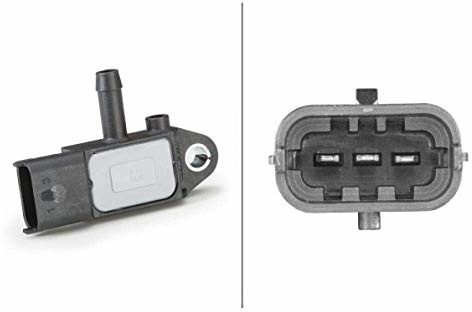 HELLA 6PP 009 409-181 Czujnik, ciśnienie spalin - 3- biegunowy - przykręcany 009409181