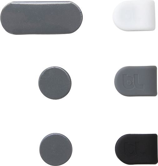 BlueLounge Uchwyty na kable MagDrop magnetyczne 3 szt. BLUCMD-AST