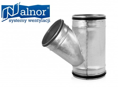 Alnor Trójnik wentylacyjny 45° redukcyjny z uszczelką 200x150mm TSVL-45-200-150