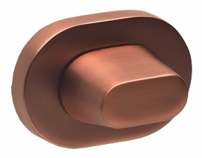 VDS ROZETA OWALNA R75 MIEDŹ-SATYNA WC R75