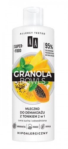 Oceanic Granola Bowls mleczko do demakijażu z tonikiem 2w1 cera sucha i odwodniona 400ml