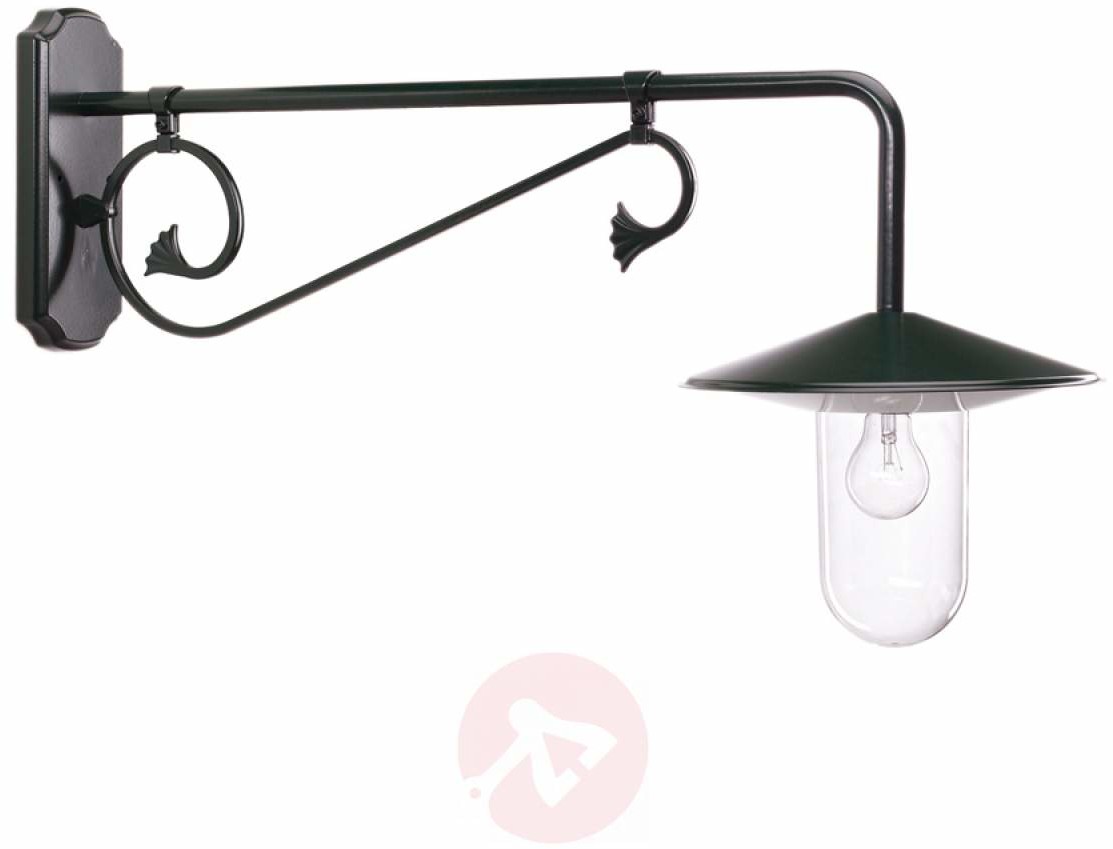 K. S. Verlichting B. V. Zewnętrzna lampa ścienna Louvre, szara-matowa