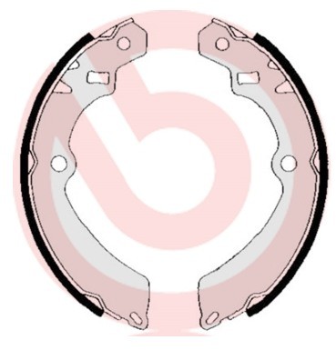 BREMBO Zestaw szczęk hamulcowych S 79 509