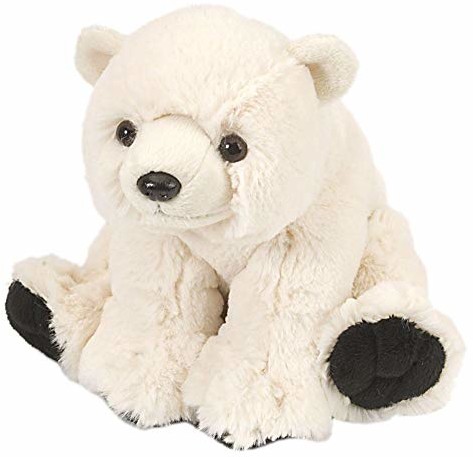 Wild Republic 10845 pluszowy niedźwiedź polarny, przytulanki miękkie zabawki, prezenty dla dzieci, 20 cm 10845